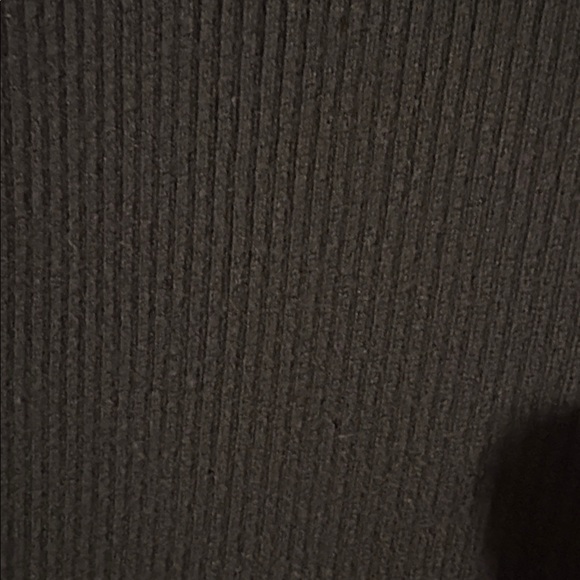 JustFab Black Ribbed Crewneck Sweater - Picture 6 of 6